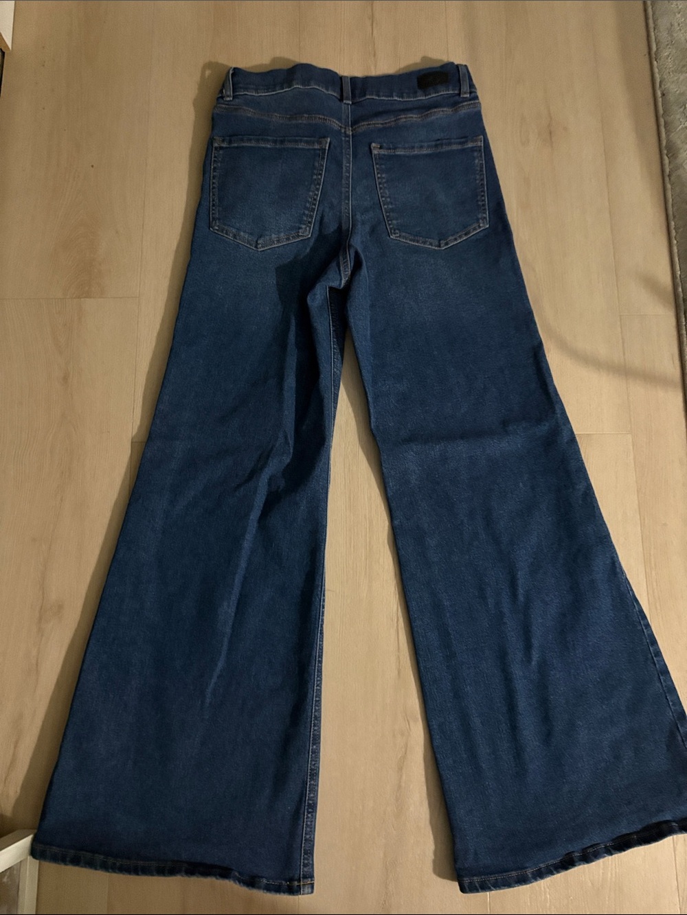 sofia by sofia vergara Dark Blue High-Rise Wide-Leg Jeans - Picture 6 of 6